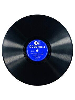 Lucienne Boyer Viens Danser Quand Meme 10in Shellac Record 78 RPM Columbia 232-M